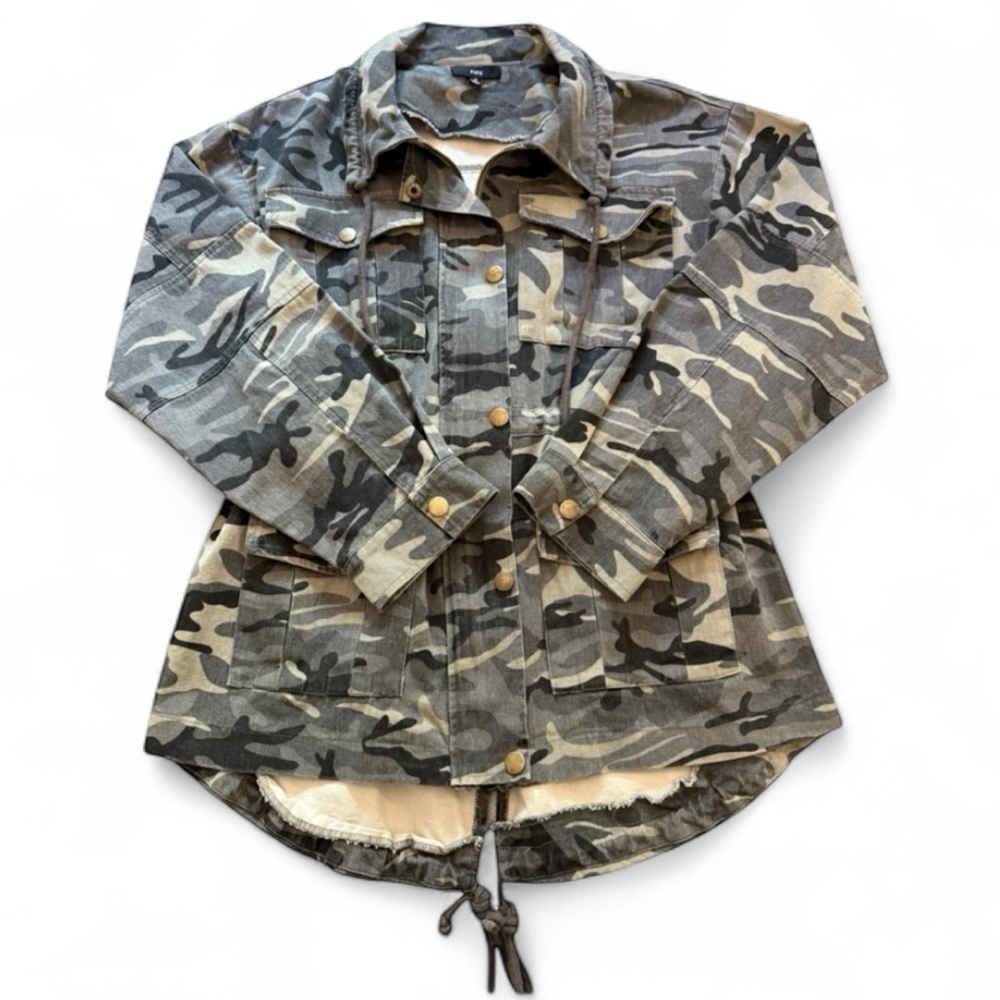 Fate Camouflage Utility Anorak Jacket Camo Military Grunge Anorak Size Small - Picture 10 of 16
